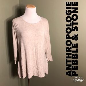 L Anthropologie Pebble & Stone long sleeved shirt